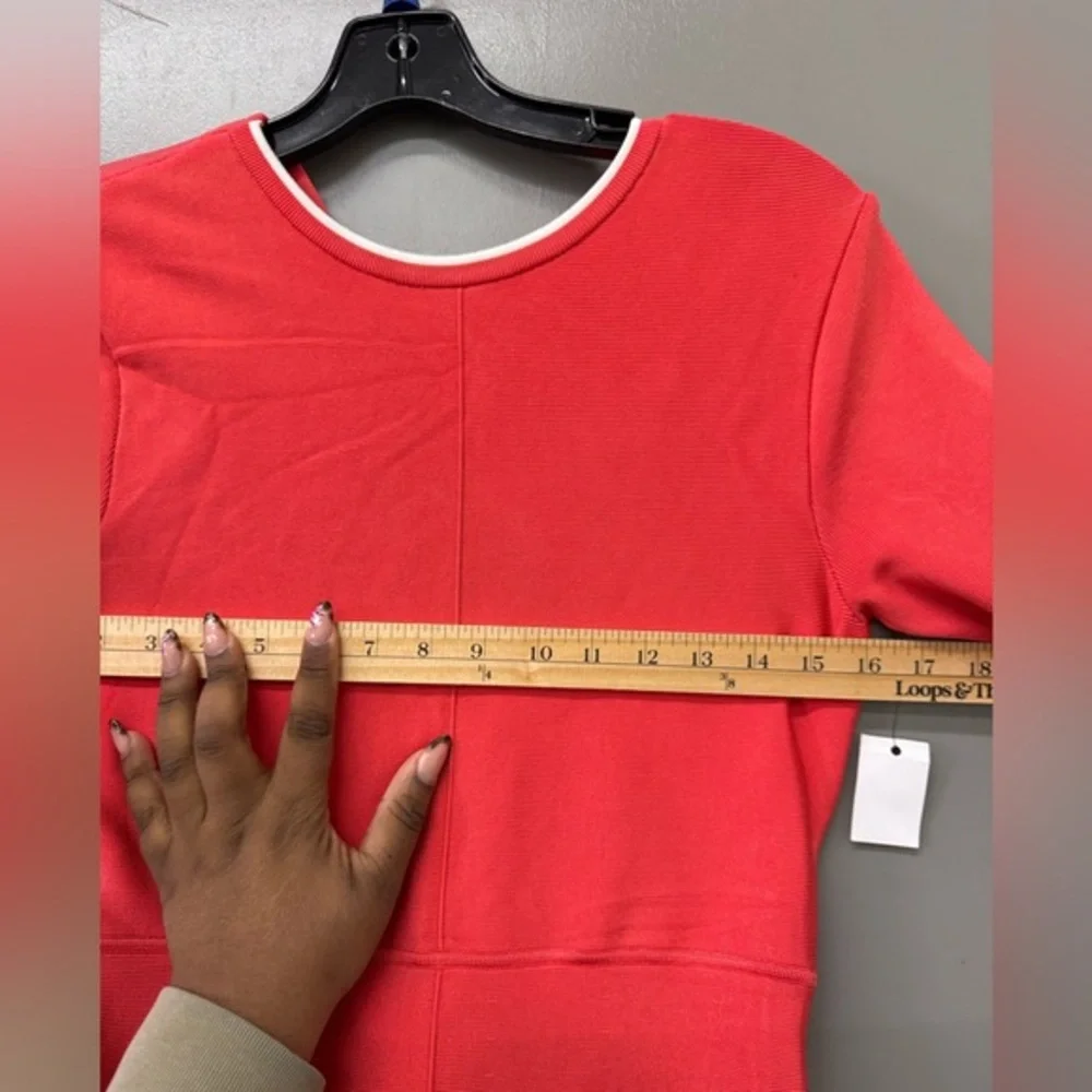 NWT VICTORIA‎ BECKHAM A-Line Coral Dress size 12 - Picture 10 of 11